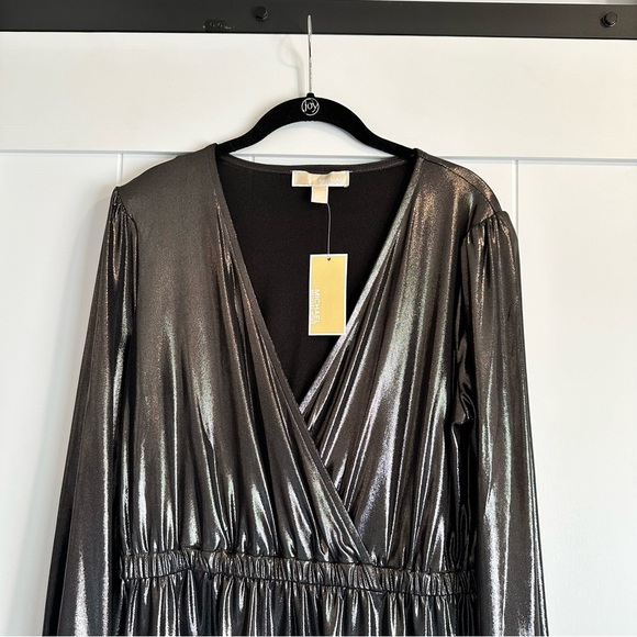 NWT Michael Kors Metallic Dress - Picture 2 of 4
